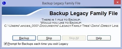 backup
