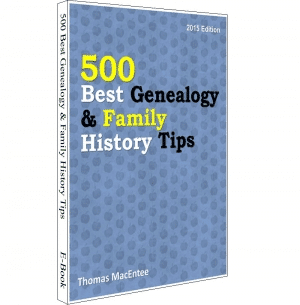 500 Best Genealogy Tips 2015