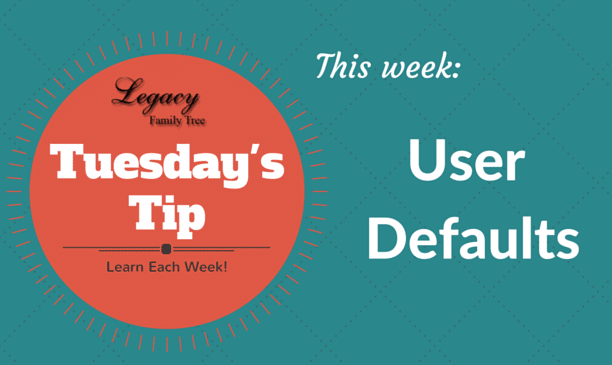 Legacy - User Defaults
