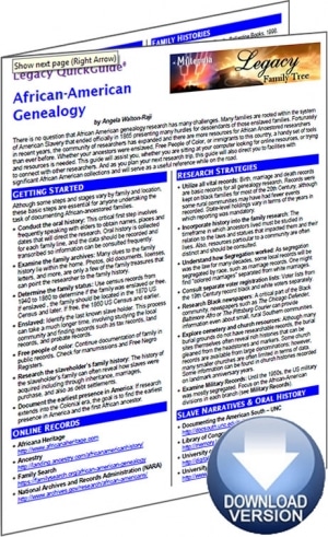 African-American Genealogy Digital