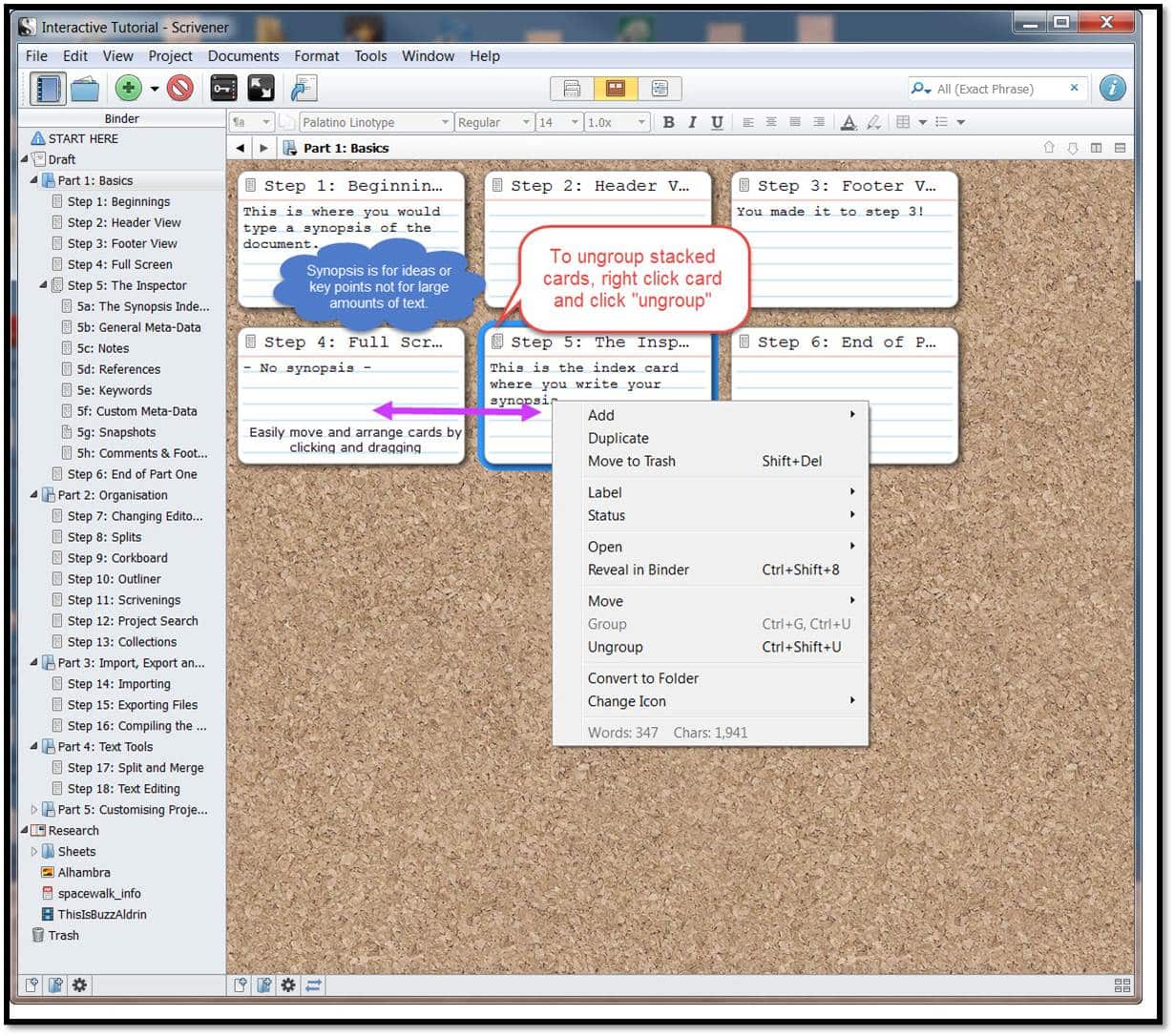 Scrivener_corkboard