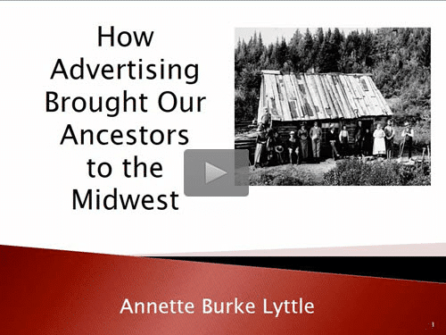 How Advertising Brought Our Ancestors to the Midwest