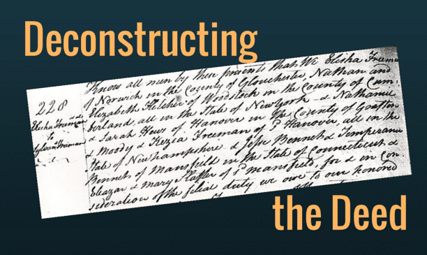 Deconstructing the Deed