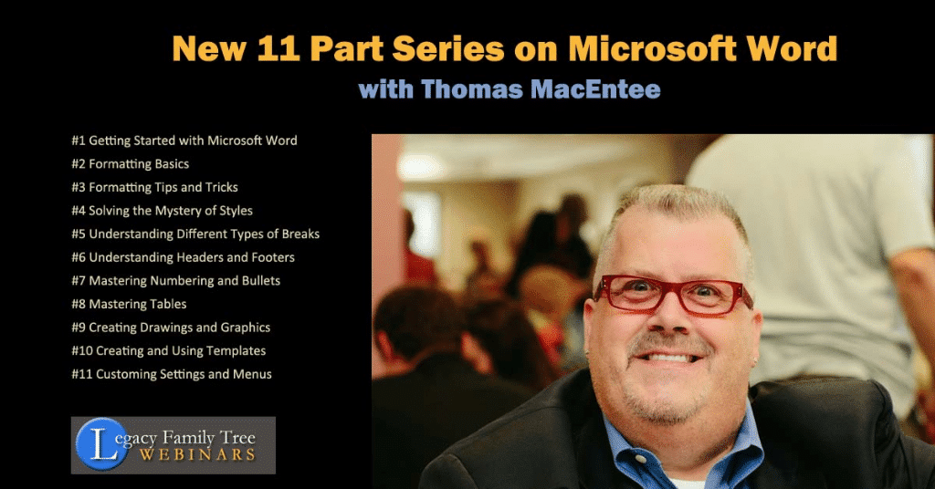 New 11 part series on Microsoft Word