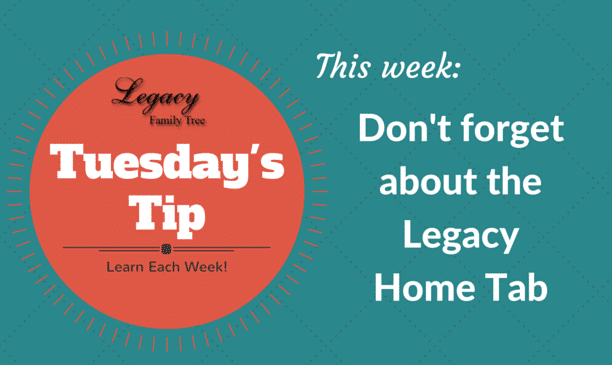 Don't forget about the Legacy Home Tab