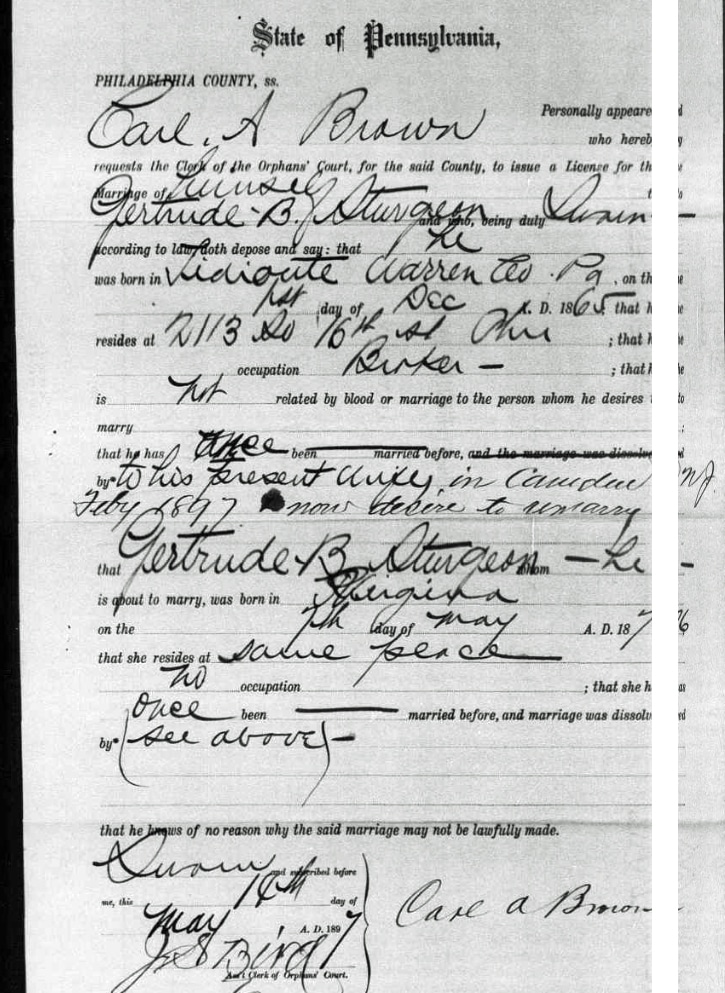 Brown,-Carl-A-and-Sturgeon,-Gertrude-B-1897-marriage-record-page-3