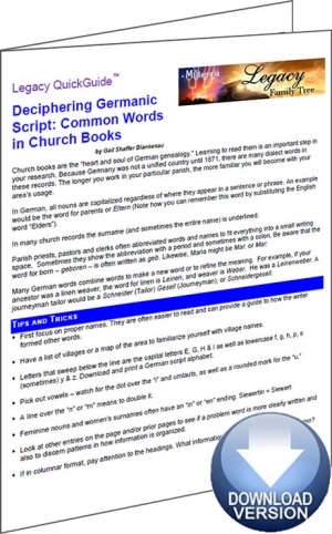 Deciphering Germainc Script