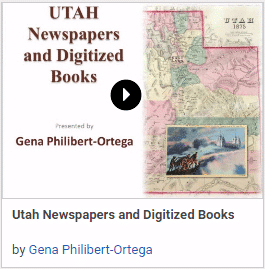 Utah Newspapers and Digitized Books