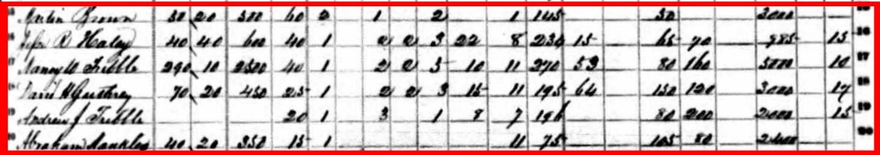 1860 Ag census Jesse Haley a