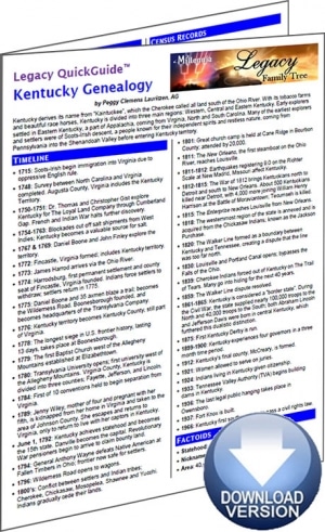 Kentucky Genealogy