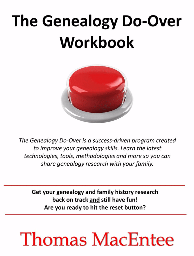 The Genealogy DoOver Workbook