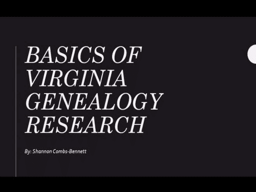The Basics of Virginia Research