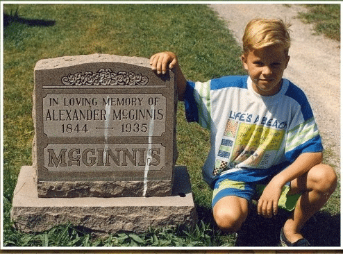McGinnis Alex Cemetery Tombstone