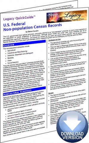 US Federal Non-Population