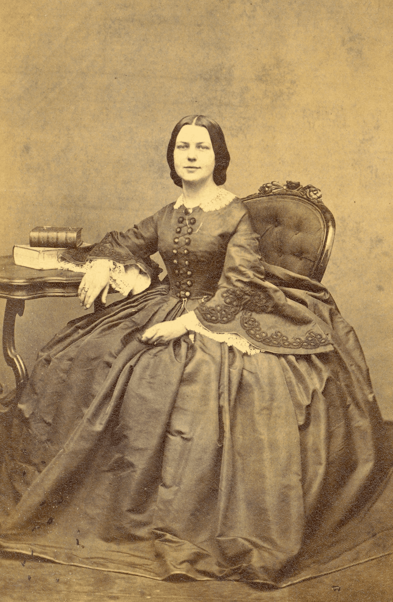LFT CDV Mrs Joseph Curtis 1862