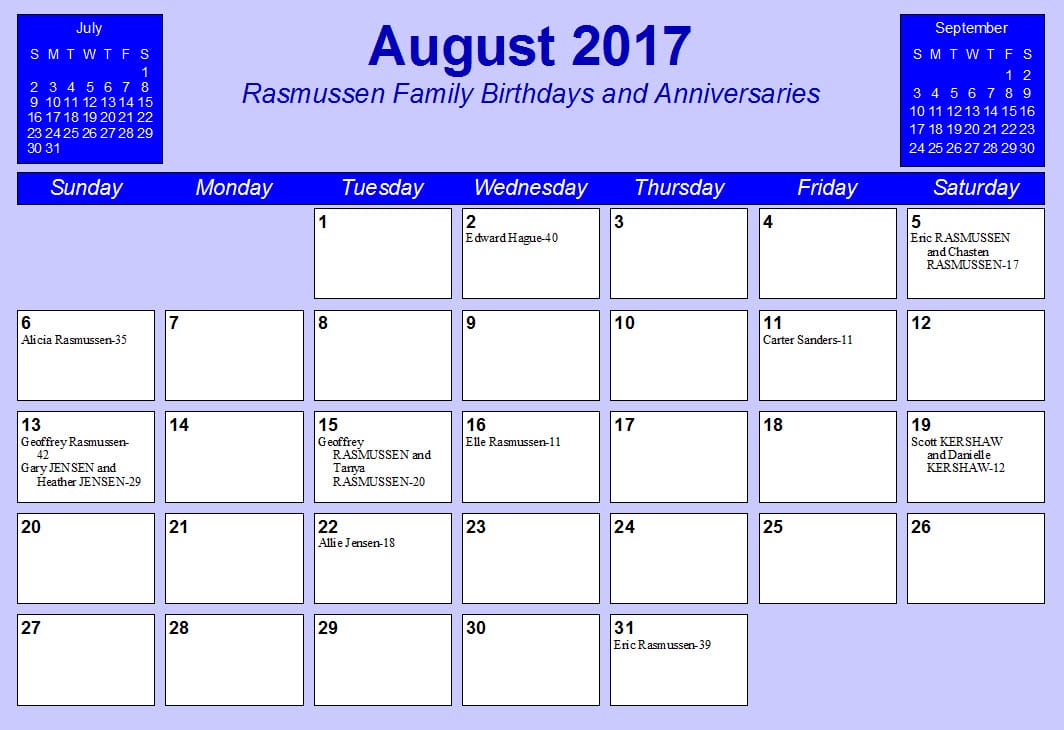 Calendar Calendar
