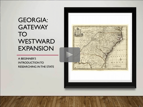  Georgia: Gateway to Westward Expansion - free Rorey Cathcart now online for limited time