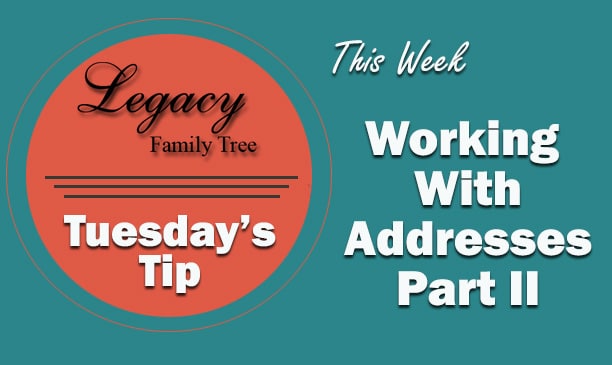 TT - Working with addresses part II