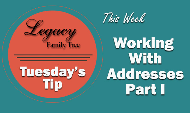 Tuesday's Tip - Working With Addresses Part I (Intermediate)