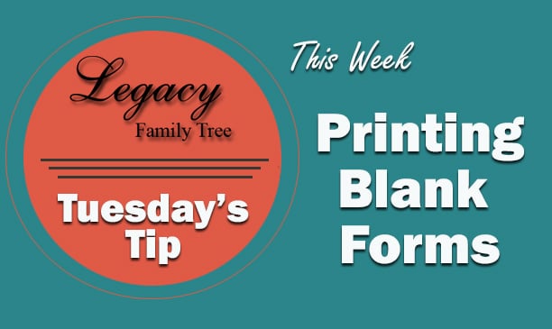 TT - Printing Blank Forms