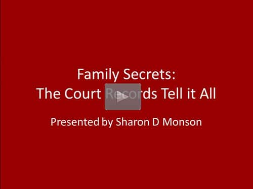Family Secrets: The Court Records Tell It All by Sharon Monson Family Secrets: The Court Records Tell It All by Sharon Monson