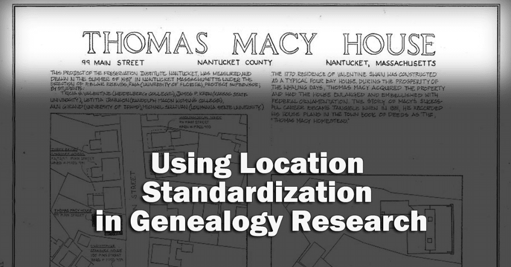 Locationstandardization