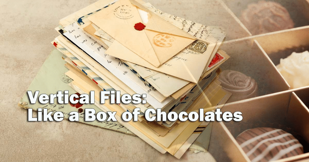 Vertical Files: Like a Box of Chocolates Vertical Files: Like a Box of Chocolates