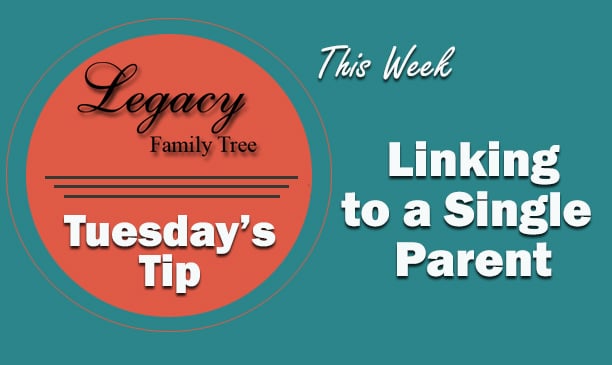TT - Linking to a Single Parent
