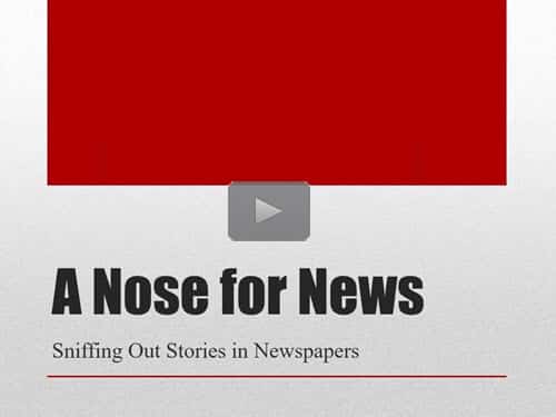 New "Member Friday" Webinar - A Nose for News: 20+ Tips for Getting the Most Out of Newspapers by Mary Kircher Roddy
