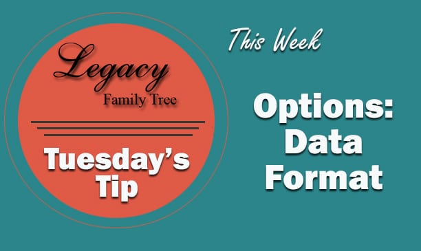 TT - Options - Data Format