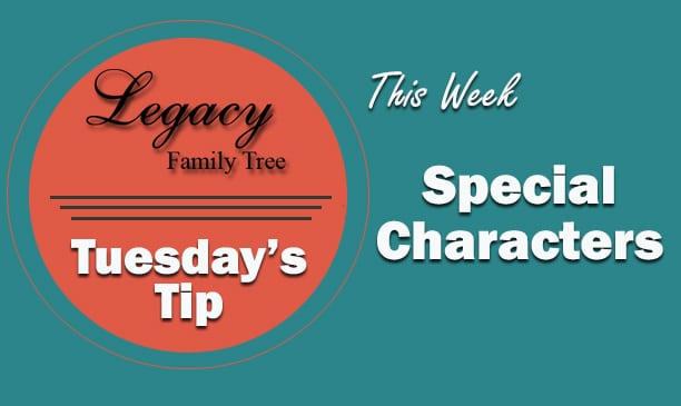 TT - Special Characters