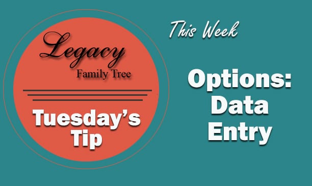 TT - Options - Data Entry