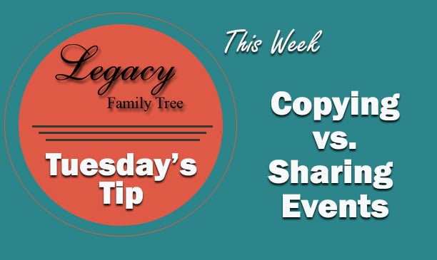 TT - Copying vs. Sharing Events