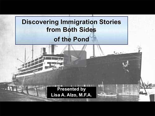 Discovering Immigration Stories from Both Sides of the Pond by Lisa Alzo