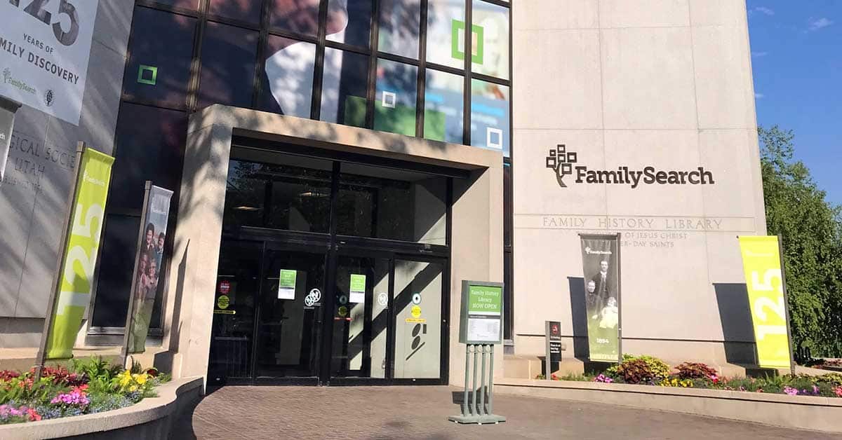 Summer Research Trip: The Family History Library