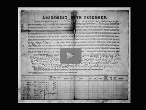 Freedmen's Bureau Labor Contracts - free webinar by Bernice Alexander Bennett, now online for limited time
