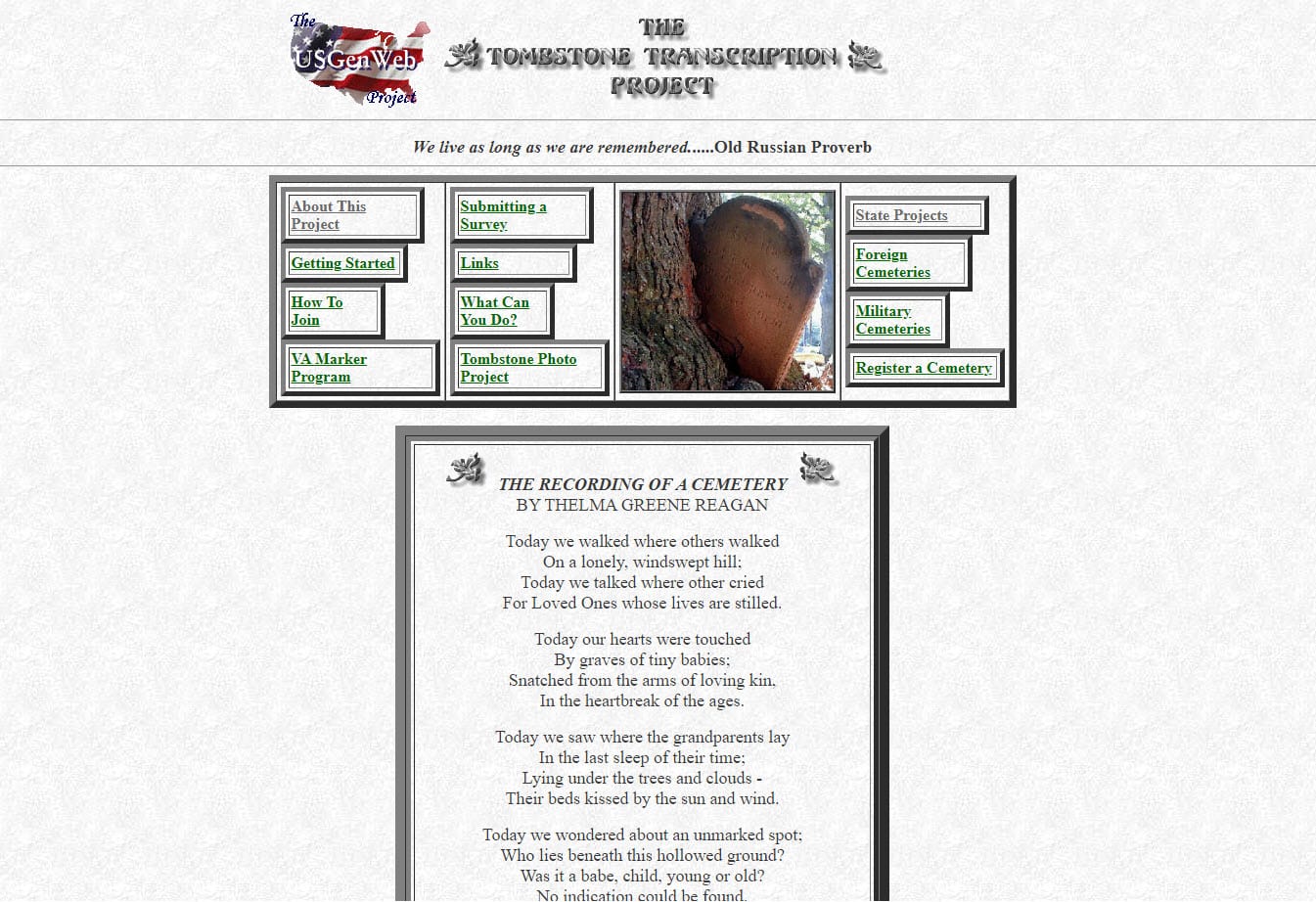 US GenWebTombstone US GenWebTombstone