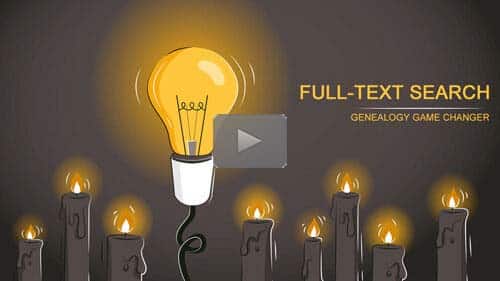 New TechZone Video - Full-Text Search: Genealogy Game Changer by  Geoff Rasmussen