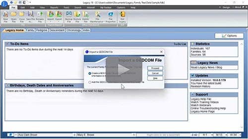 New TechZone Video - Transferring Genealogy Gedcom Files by Natalie Webb